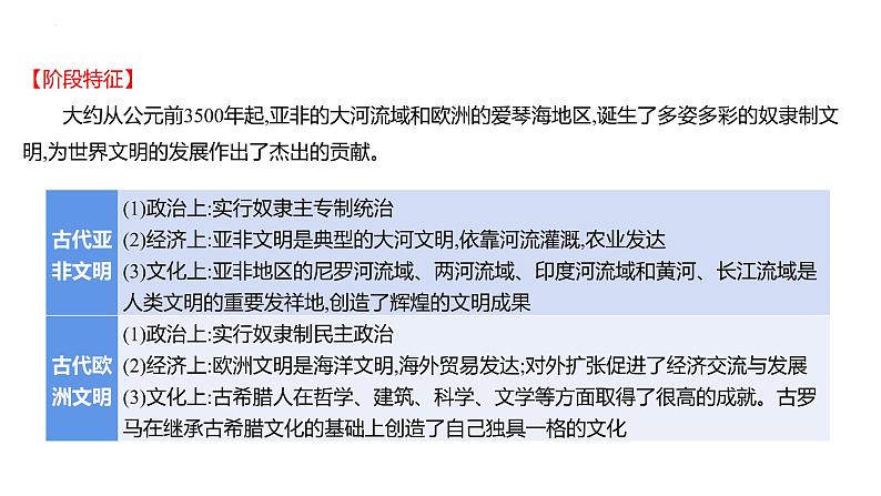 2023年中考历史一轮复习课件：第十七单元 古代亚非欧文明03