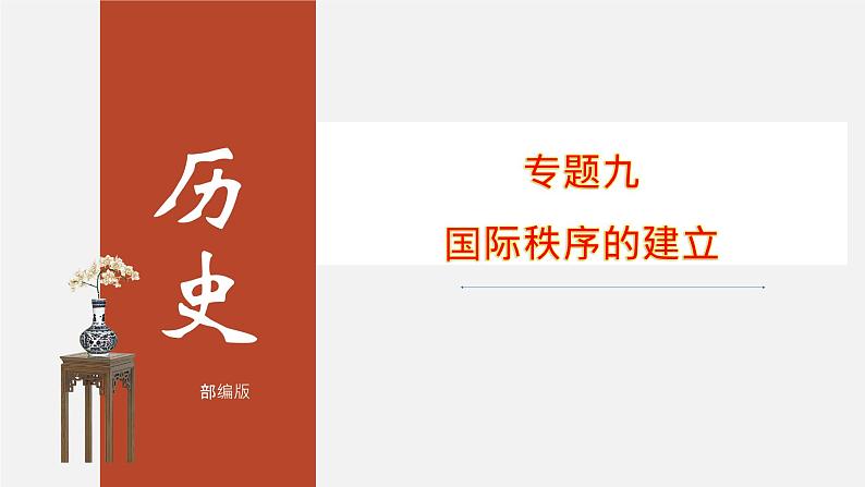 初中历史中考复习 专题09 国际秩序的建立-2020年中考历史二轮专题复习课件（部编版）第1页