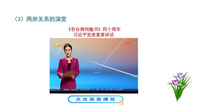 4.14  海峡两岸的交往 课件  2022-2023学年部编版八年级历史下册07