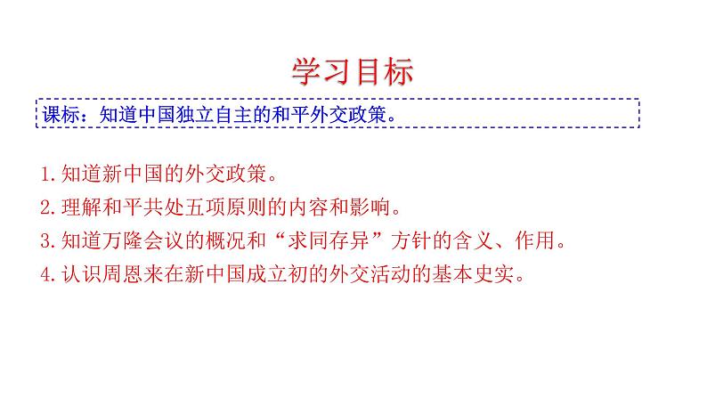 5.16  独立自主的和平外交 课件  2022-2023学年部编版八年级历史下册03