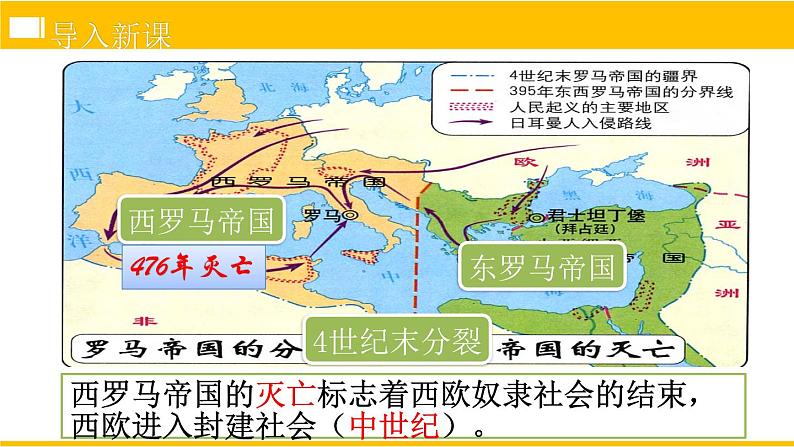 2022-2023学年部编版九年级历史上册 第7课  基督教的兴起和法兰克王国  课件第1页