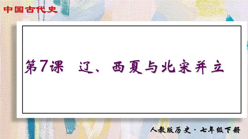 第7课 辽、西夏与北宋并立课件01