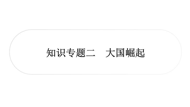 中考历史复习知识专题二大国崛起教学课件第1页