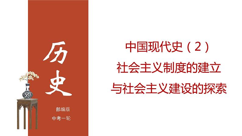 专题02 社会主义制度的建立与社会主义建设的探索（课件+测试+背诵清单）-中考历史一轮复习学历案+课件+教学设计+测试+背诵清单（部编版）01