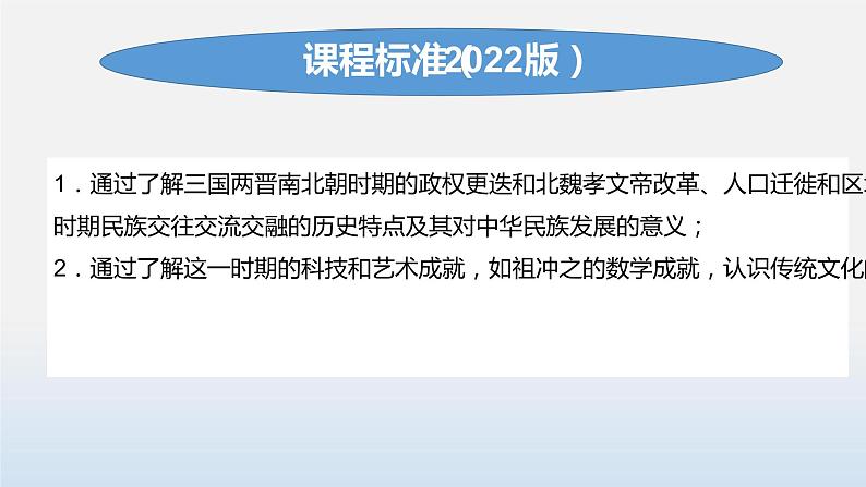 专题04 三国两晋南北朝时期：政权分立与民族交融-中考历史第一轮复习夯实基础靶向示范课件（部编版）02