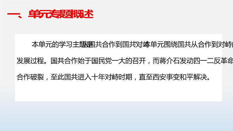 专题05 从国共合作到国共对立-中考历史第一轮复习夯实基础靶向示范课件（部编版）03