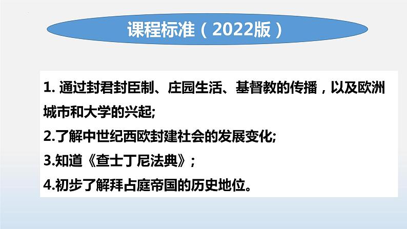 专题03 封建时代的欧洲-中考历史第一轮复习夯实基础靶向示范课件（部编版）02