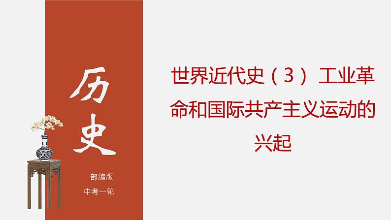 专题03 工业革命和国际共产主义运动的兴起（课件+测试+背诵清单）-中考历史一轮复习学历案+课件+教学设计+测试+背诵清单（部编版）01