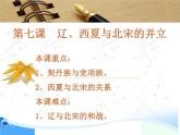 部编版七年级历史下册--第7课 辽、西夏与北宋的并立（课件3）