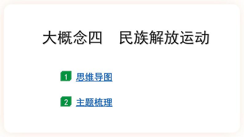 【中考一轮复习】2023年中考历史一轮复习课件：世界史 《大概念四 民族解放运动 》 第2页