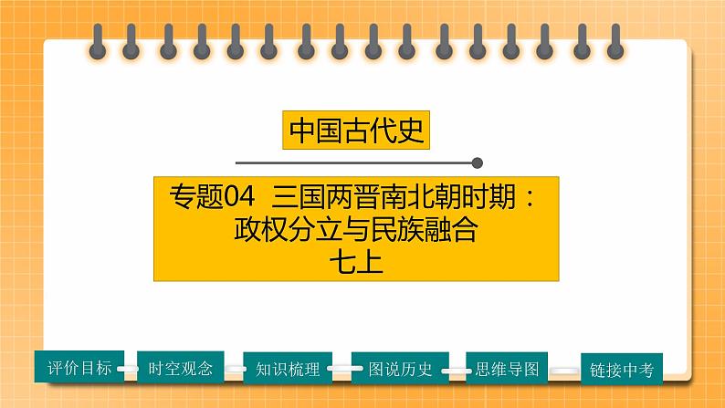 专题04《三国两晋南北朝时期：政权分立与民族融合》（精品课件）第1页