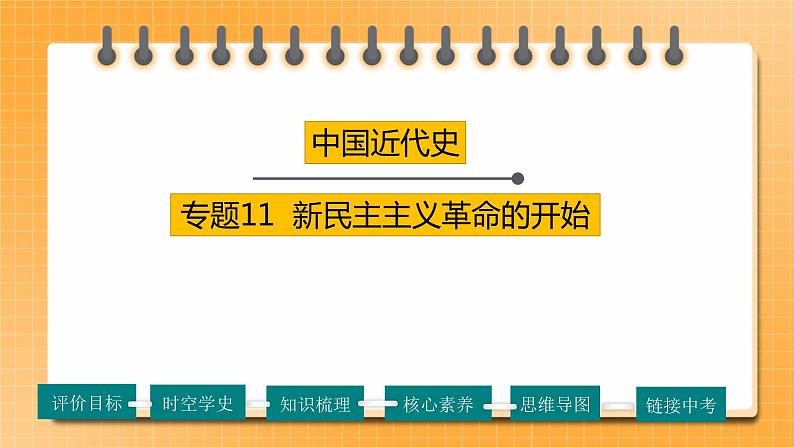 【备考2023】中考历史一轮复习：专题11《  新民主主义革命的开始》（八上）（精品课件+学评案）01