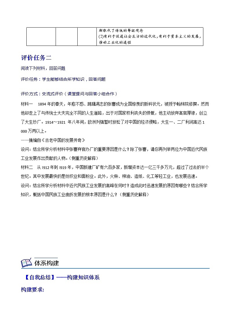 【备考2023】中考历史一轮复习：专题15《 近代经济、社会生活与教育文化事业的发展》（八上）（精品课件+学评案+真题演练）03