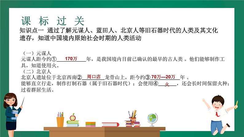 2023年中考历史一轮复习 第1讲 中国境内早期人类与文明的起源、早期国家与社会变革课件PPT第4页