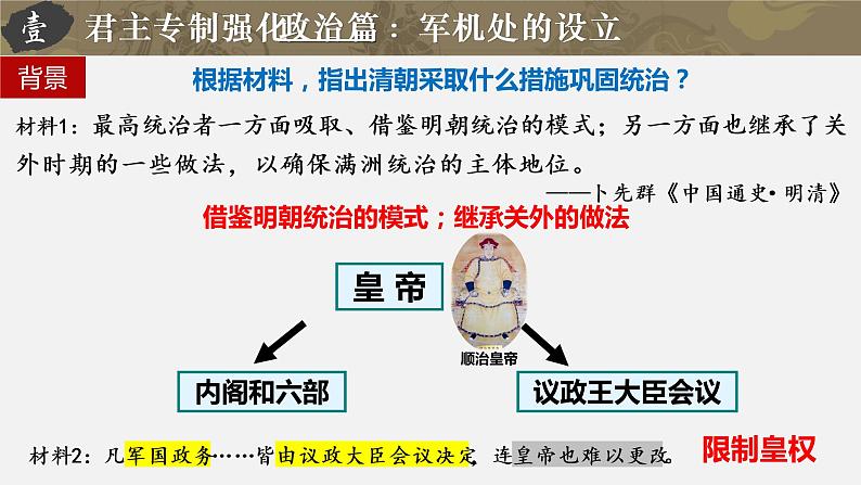 第三单元第二十课 清朝君主专制的强化课件  部编版七年级历史下册第3页