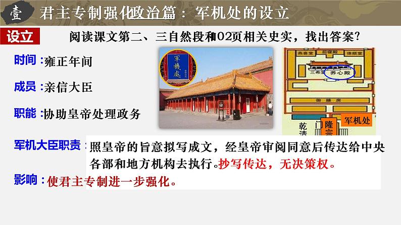 第三单元第二十课 清朝君主专制的强化课件  部编版七年级历史下册第5页