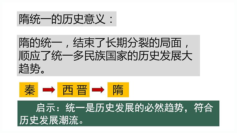 第一单元第一课  隋朝的统一与灭亡课件部编版七年级历史下学期05