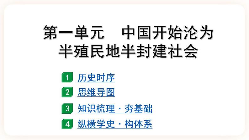 备考2023历史中考一轮（ 中国近代史）《 第一单元 中国开始沦为半殖民地半封建社会》 课件03