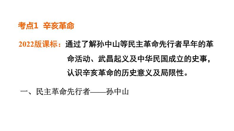 部编版历史中考一轮复习--教材知识梳理10. 资产阶级民主革命与中华民国的建立（复习课件）07