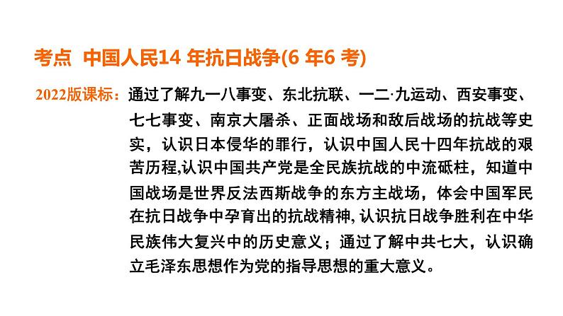 部编版历史中考一轮复习--教材知识梳理13. 中华民族的抗日战争（复习课件）07