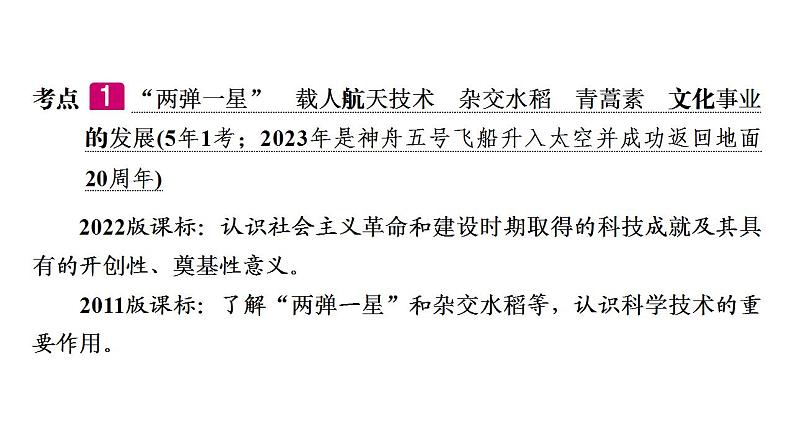 2023年广东省中考历史一轮复习教材梳理中国现代史第六单元科技文化与社会生活课件史第5页