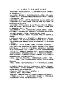 贵州省黔东南州剑河县第四中学2023年九年级历史中考人物篇复习提纲