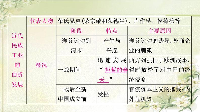 中考历史复习中国近代史第八单元近代经济、社会生活与教育文化事业的发展教学课件第4页