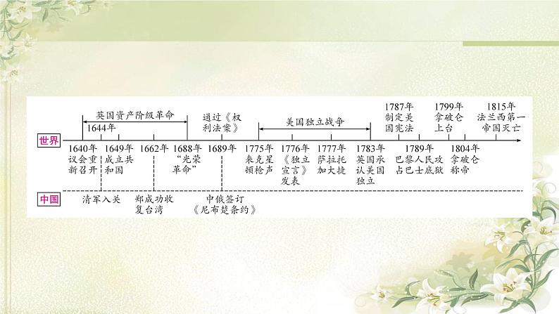 中考历史复习世界近代史第二单元资本主义制度的初步确立教学课件第2页