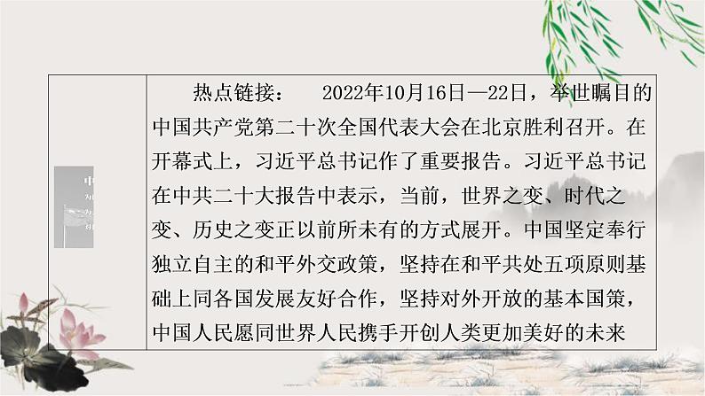 中考历史复习热点专题三中国的对外关系教学课件第3页