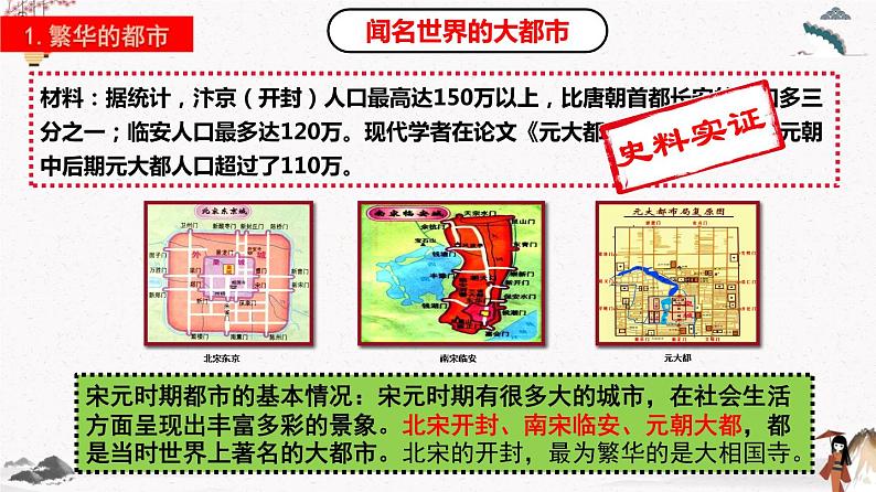 部编版七年级历史下册第12课  宋元时期的都市和文化 课件（含视频）+教案+素材+背记要点清单+同步分层作业含解析卷08