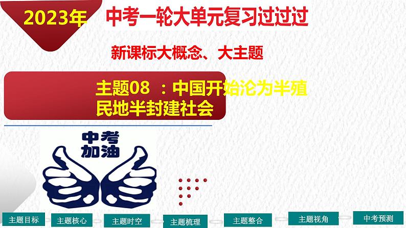 主题08 中国开始沦为半殖民地半封建社会【复习课件】-2023年中考历史一轮大单元复习过过过（部编版）01