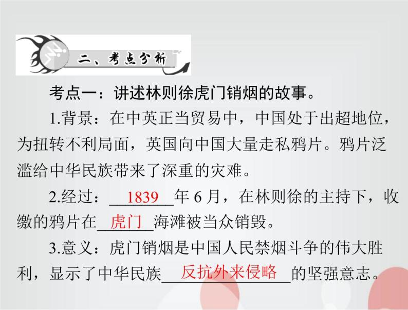 中考历史总复习中国近代史第五单元列强的侵略和中国人民的反抗课件04