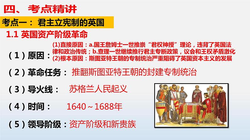 2023年中考历史第一轮复习夯实基础-- 专题02 资本主义制度的初步确立-（部编版精品课件）第7页