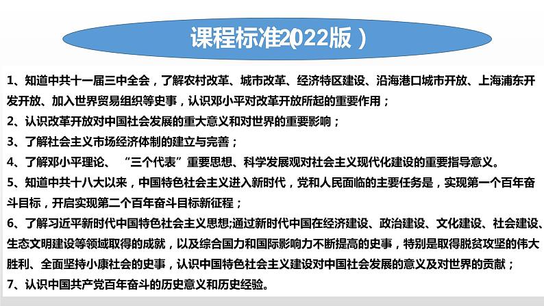 2023年中考历史第一轮复习夯实基础-- 专题03 中国特色社会主义道路-（部编版精品课件）第2页