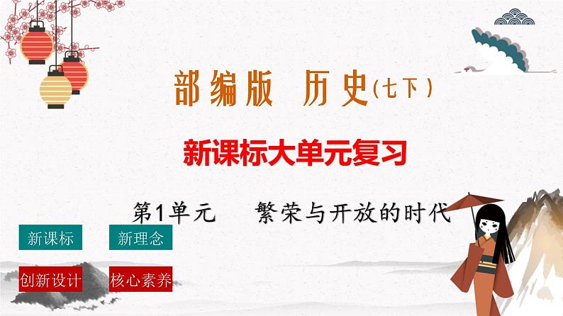 部编版七年级历史下册第一单元  隋唐时期：繁荣与开放的时代 单元复习 课件+单元试卷含解析卷01