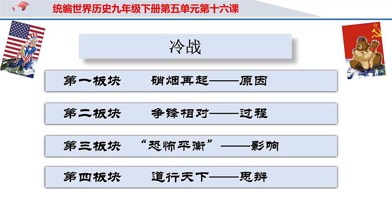 第五单元第十六课冷战课件 部编版九年级历史下册05