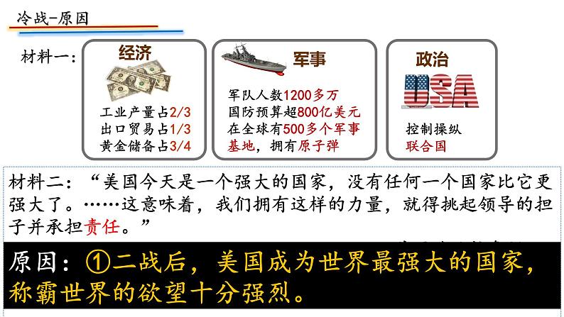 第五单元第十六课冷战课件 部编版九年级历史下册06