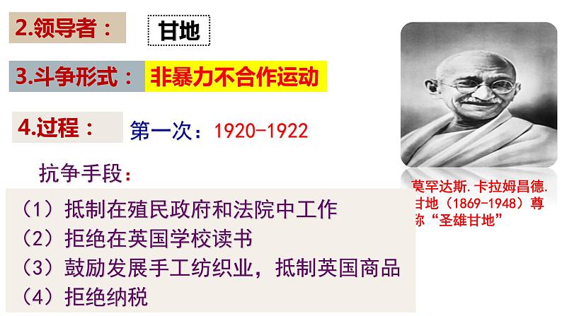 第三单元第十二课亚非拉民族民主运动的高涨 课件 部编版九年级历史下册第4页