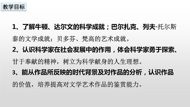 第二单元第七课近代科学与文化 课件 部编版九年级历史下册第4页