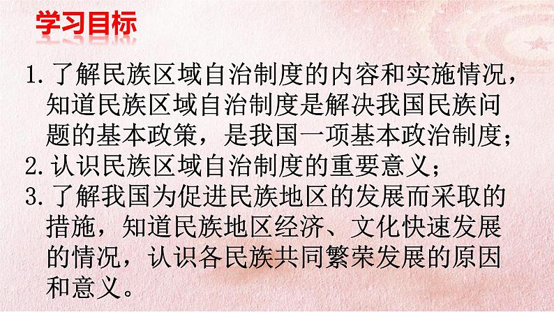 第四单元第十二课民族大团结 课件 部编版八年级历史下册03