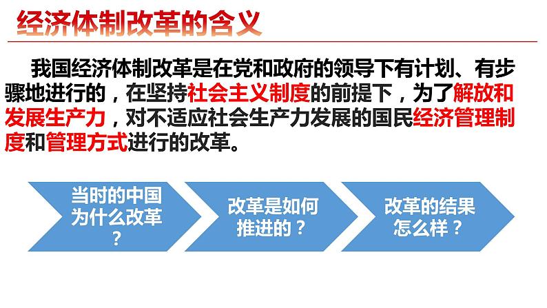 第三单元第八课经济体制改革课件 部编版八年级历史下册第2页