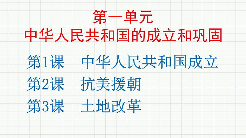 第一单元第一课中华人民共和国成立 课件 部编版八年级历史下册第8页