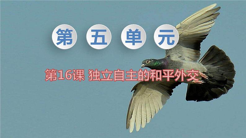 部编八下历史第16课独立自主的和平外交课件01