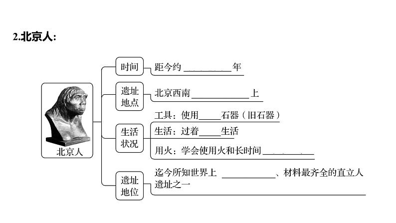 2023年山东省淄博市中考历史（部编版五四学制）一轮复习  第一单元　史前时期：中国境内早期人类与文明的起源 课件第3页