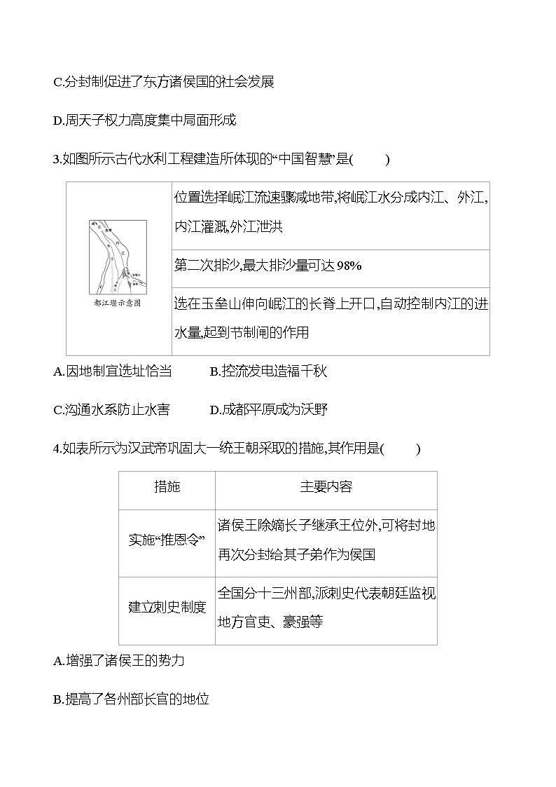 2023 福建 中考一轮复习 初中历史 2023 福建年福建省初中学业水平考试模拟冲刺卷(二) 试卷02