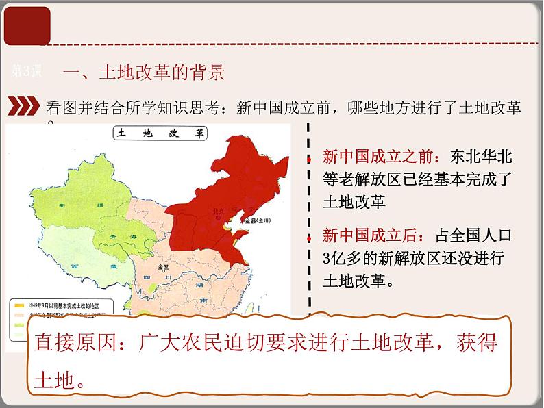 第一单元第三课 土地改革 课件 部编版八年级历史下学期第6页