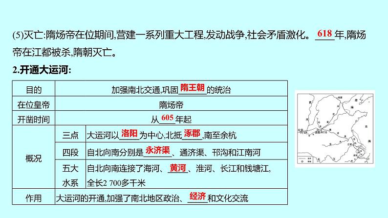 2023年中考历史（广东人教部编版）一轮复习 第五单元　隋唐时期：繁荣与开放的时代 课件第4页