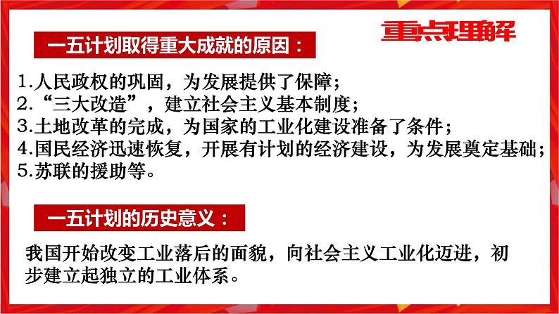 第二单元社会主义制度的建立与社会主义建设的探索-期末复习讲练课件08