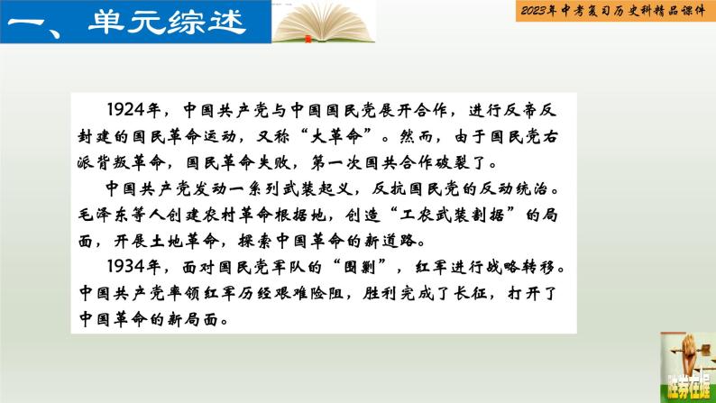 第12单元 从国共合作到国共对立-【胜券在握】2023年中考历史总复习精品课件（部编版）02