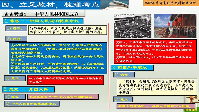 第15单元 中华人民共和国的成立和巩固-【胜券在握】2023年中考历史总复习精品课件（部编版）04